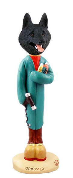 Schipperke Groomer Doogie Collectible Dog Figurine