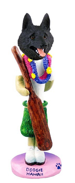 Schipperke Hawaii Doogie Collectible Dog Figurine