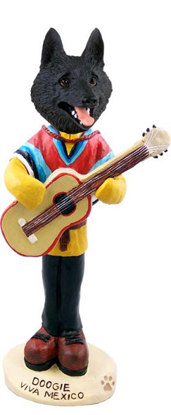 Schipperke Viva Mexico Doogie Collectible Dog Figurine