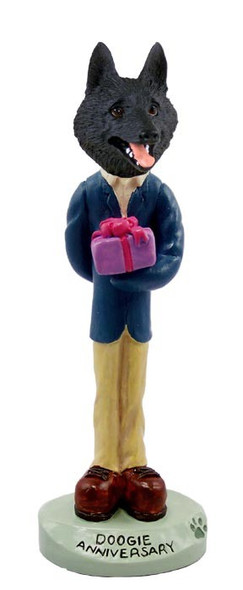 Schipperke Anniversary Doogie Collectible Dog Figurine