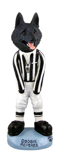 Schipperke Referee Doogie Collectible Dog Figurine