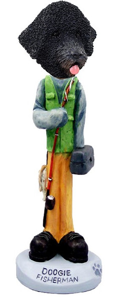 Portuguese Water Dog Fisherman Doogie Collectible Dog Figurine