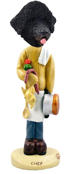 Portuguese Water Dog Chef Doogie Collectible Dog Figurine