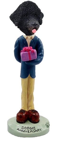Portuguese Water Dog Anniversary Doogie Collectible Dog Figurine