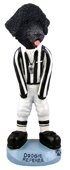 Portuguese Water Dog Referee Doogie Collectible Dog Figurine