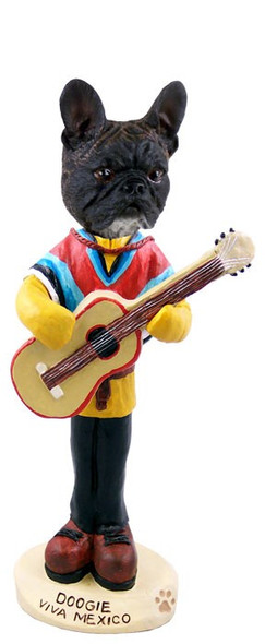 French Bulldog Viva Mexico Doogie Collectible Dog Figurine