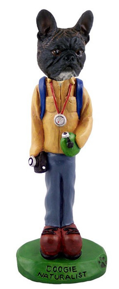 French Bulldog Naturalist Doogie Collectible Dog Figurine