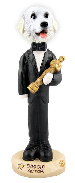Great Pyrenees Actor Doogie Collectible Dog Figurine
