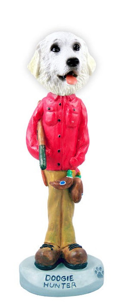 Great Pyrenees Hunter Doogie Collectible Dog Figurine