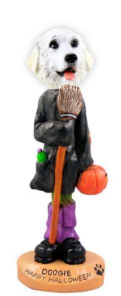 Great Pyrenees Happy Halloween Doogie Collectible Dog Figurine