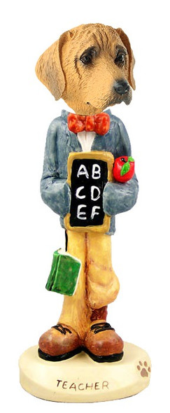 Rhodesian Ridgeback Teacher Doogie Collectible Dog Figurine