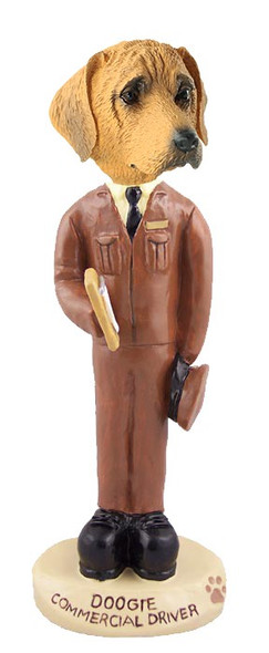 Rhodesian Ridgeback Commercial Driver Doogie Collectible Dog Figurine