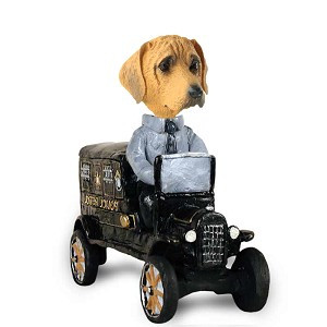 Rhodesian Ridgeback Paddy Wagon Doogie Collectible Dog Figurine