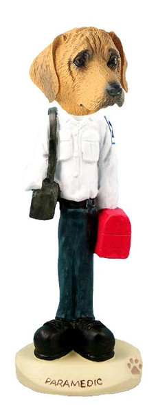 Rhodesian Ridgeback Paramedic Doogie Collectible Dog Figurine