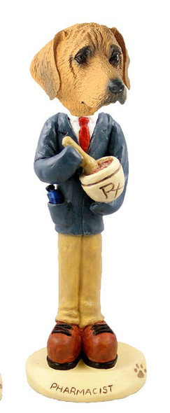 Rhodesian Ridgeback Pharmacist Doogie Collectible Dog Figurine