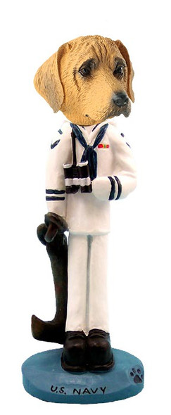 Rhodesian Ridgeback U S Navy Doogie Collectible Dog Figurine