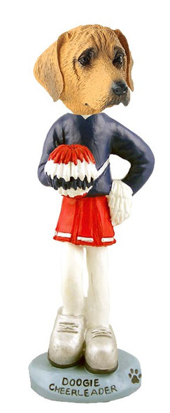 Rhodesian Ridgeback Cheerleader Doogie Collectible Dog Figurine