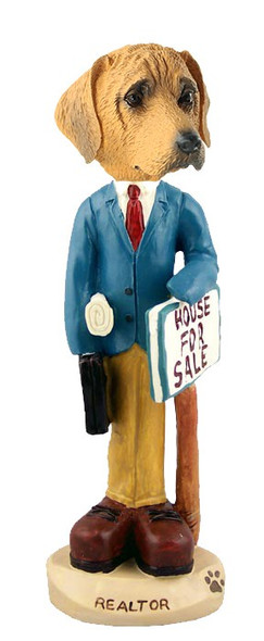 Rhodesian Ridgeback Male Realtor Doogie Collectible Dog Figurine
