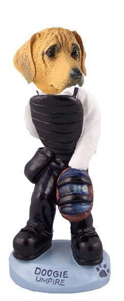Rhodesian Ridgeback Umpire Doogie Collectible Dog Figurine