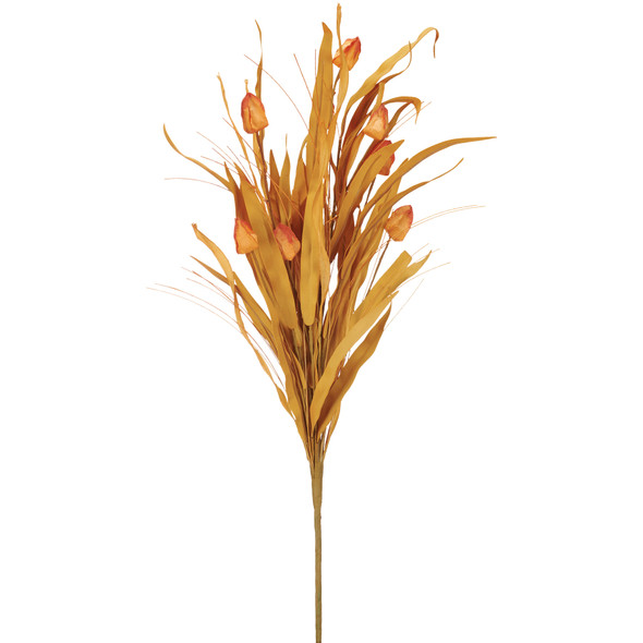 Artificial Fall Grasses & Pods Bouquet 18 Inch from Primitives by Kathy