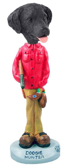 Flat Coated Retriever Hunter Doogie Collectible Dog Figurine