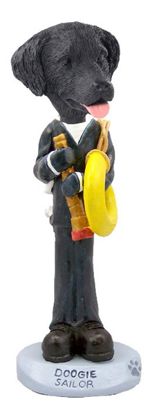 Flat Coated Retriever Sailor Doogie Collectible Dog Figurine