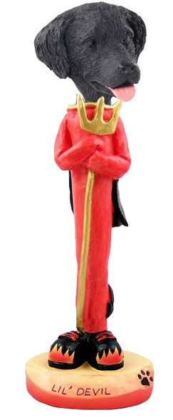Flat Coated Retriever Lil Devil Doogie Collectible Dog Figurine