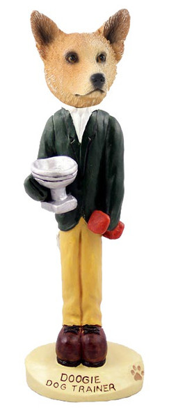Red Australian Cattle Dog Dog Trainer Doogie Collectible Dog Figurine