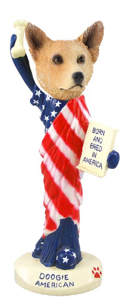 Red Australian Cattle Dog American Doogie Collectible Dog Figurine