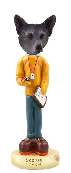 Blue Australian Cattle Dog Coach Doogie Collectible Dog Figurine