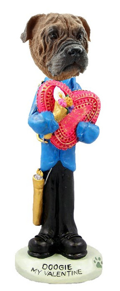 Bullmastiff Valentine Doogie Collectible Dog Figurine