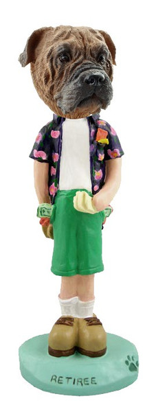 Bullmastiff Retiree Doogie Collectible Dog Figurine