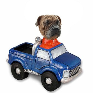 Bullmastiff Pickup Doogie Collectible Dog Figurine