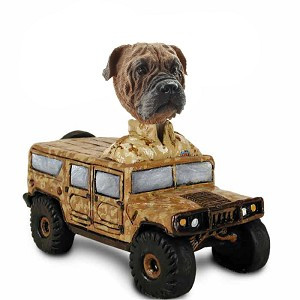 Bullmastiff Hummer Doogie Collectible Dog Figurine