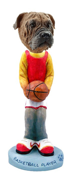 Bullmastiff Basketball Doogie Collectible Dog Figurine