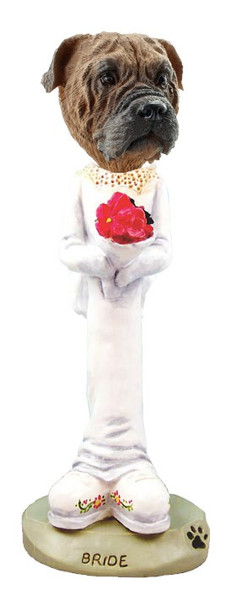 Bullmastiff Bride Doogie Collectible Dog Figurine