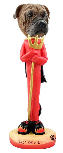 Bullmastiff Lil Devil Doogie Collectible Dog Figurine