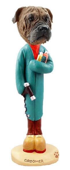 Bullmastiff Groomer Doogie Collectible Dog Figurine