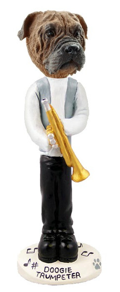 Bullmastiff Trumpeter Doogie Collectible Dog Figurine