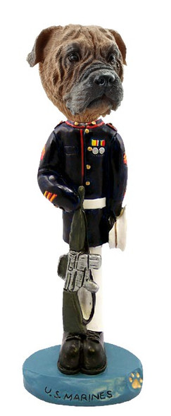 Bullmastiff U S Marines Doogie Collectible Dog Figurine