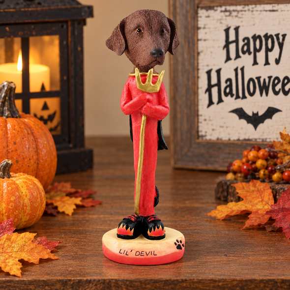 Chesapeake Bay Retriever Lil Devil Doogie Collectible Dog Figurine