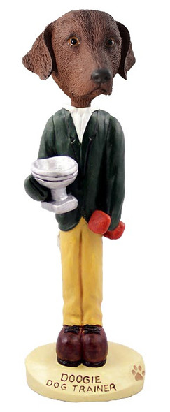 Chesapeake Bay Retriever Trainer Doogie Collectible Dog Figurine