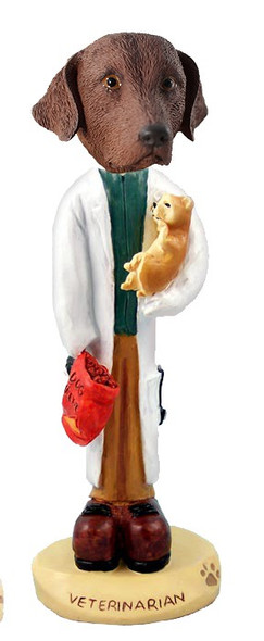 Chesapeake Bay Retriever Veterinarian Doogie Collectible Dog Figurine