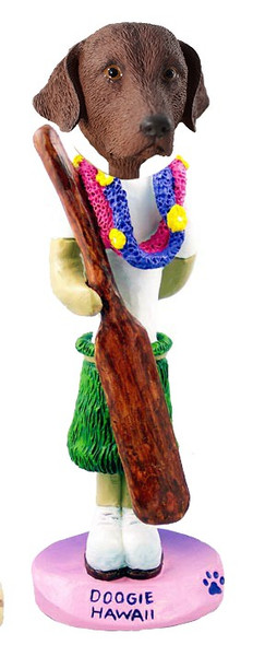 Chesapeake Bay Retriever Hawaii Doogie Collectible Dog Figurine
