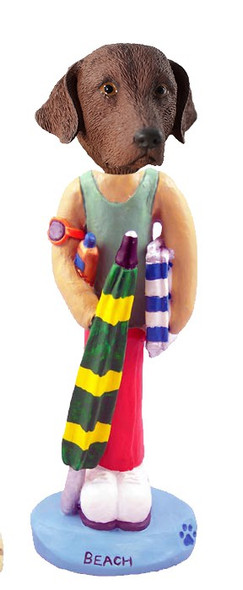 Chesapeake Bay Retriever Beach Doogie Collectible Dog Figurine