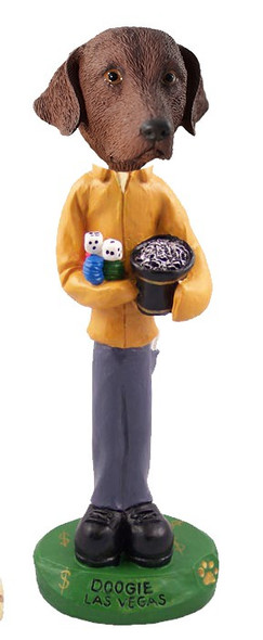 Chesapeake Bay Retriever Las Vegas Doogie Collectible Dog Figurine