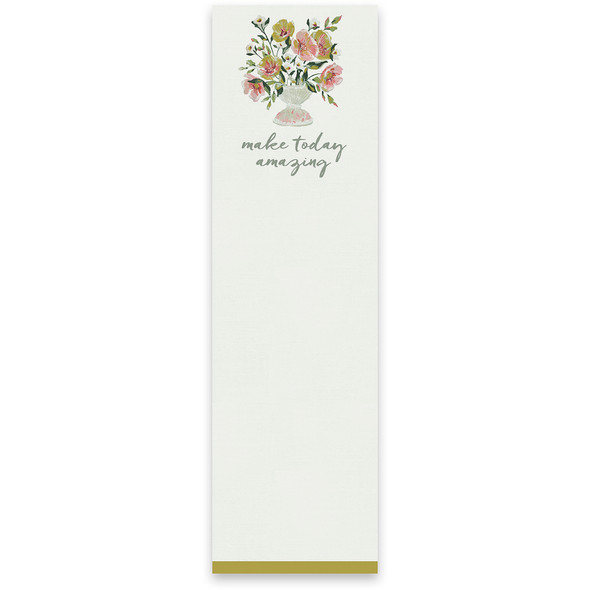 Watercolor Floral Bouquet Make Today Amazing Magnetic Paper List Notepad (60 Pages) from Primitives by Kathy