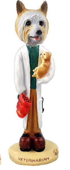 Silky Terrier Veterinarian Doogie Collectible Dog Figurine