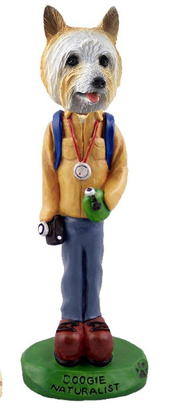 Silky Terrier Naturalist Doogie Collectible Dog Figurine