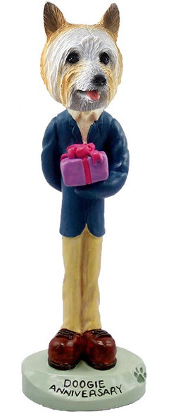 Silky Terrier Anniversary Doogie Collectible Dog Figurine